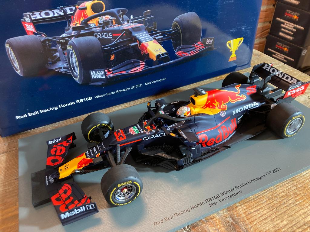 Max Verstappen 1:18 Winner Emilia Rogmagna GP 2021 Spark, Ophalen of Verzenden, Nieuw, Formule 1