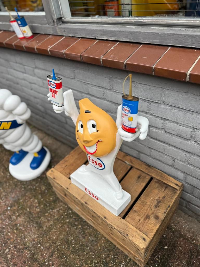 Image et figurine publicitaires Esso, Enlèvement, Comme neuf, Panneau publicitaire