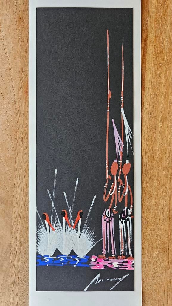 Schilderij congo jaren 70, Ophalen of Verzenden