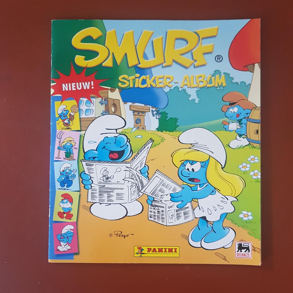 Smurfen sticker album, Panini, Verzamelen, Ophalen of Verzenden, Zo goed als nieuw