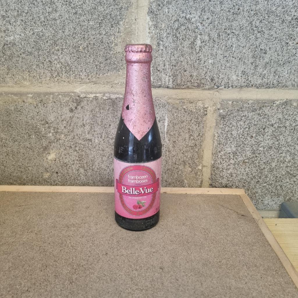 Bouteille de bière frambozen - framboises Belle-Vue, Ophalen of Verzenden, Gebruikt, Flesje(s), Overige merken