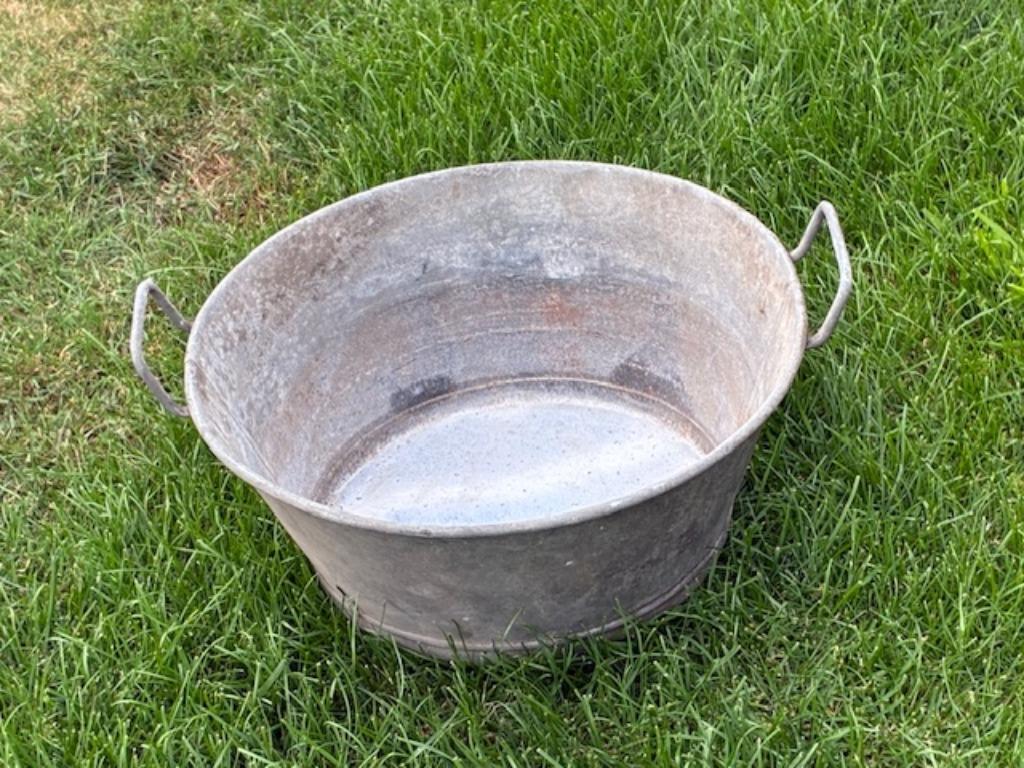 Ancienne cuve en zinc robuste, Enlèvement