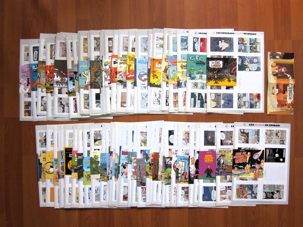 Les 74 premiers mini-récits Spirou avec jaquettes (2008-22), Neuf, Enlèvement ou Envoi, Série complète ou Série, Collectif