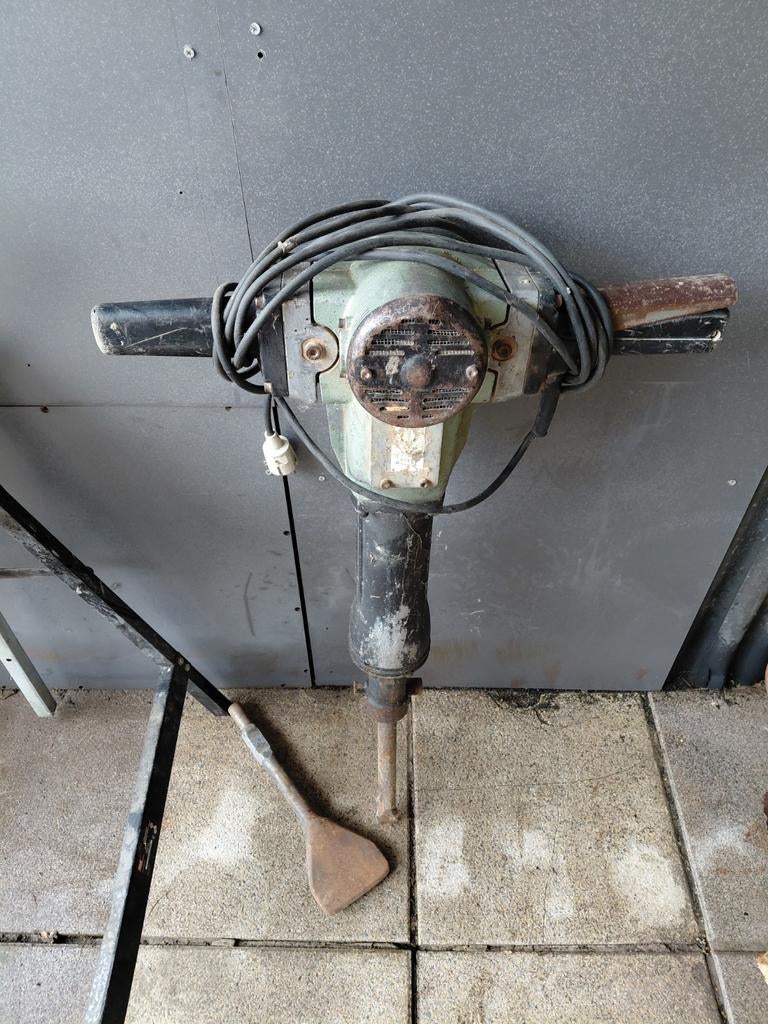 Zware breekhamer pikeur met twee beitels, Doe-het-zelf en Bouw, Ophalen