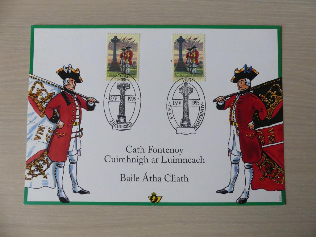 Carte souvenir 1995 :  Belgique / Irlande (2600), Enlèvement ou Envoi