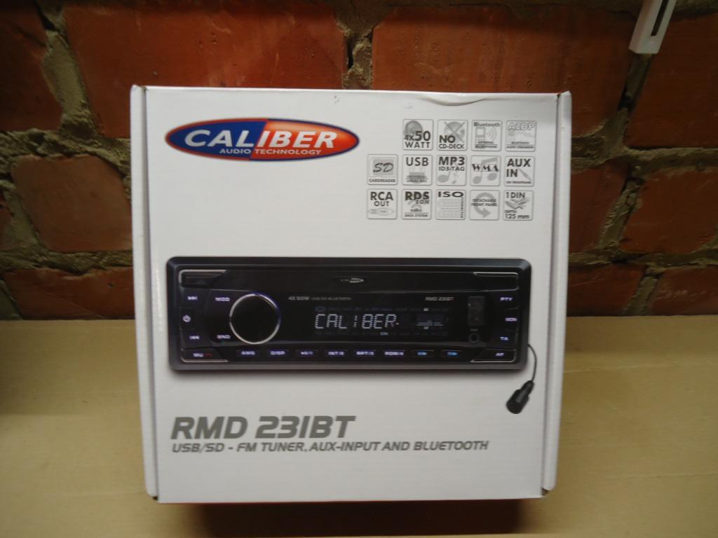 Autoradio CALIBER RMD 23IBT USB SD FM TUNER AUX BLUETOOTH, Enlèvement, Comme neuf