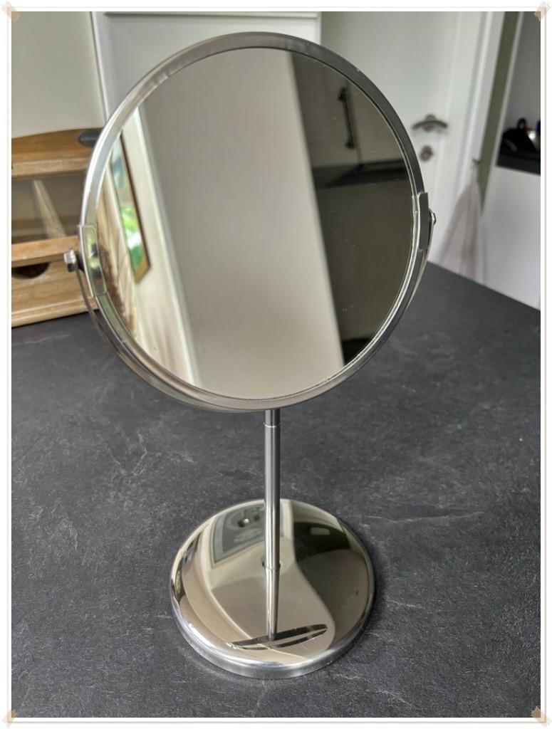 IKEA TRENSUM - MIROIR DOUBLE FACE SUR PIED, Handtassen en Accessoires, Ophalen, Zo goed als nieuw, Gehele gezicht, Overige typen