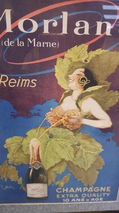 Morlant de la Marne reims (affiche sur carton), Enlèvement ou Envoi