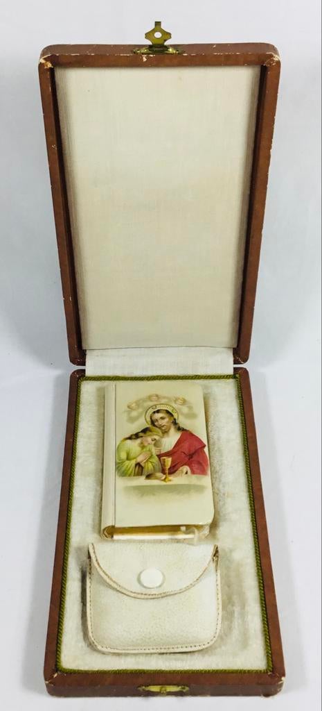 Zielebalsem Antiek religieus christelijk boekje 1922 in box, Antiek en Kunst, Ophalen of Verzenden
