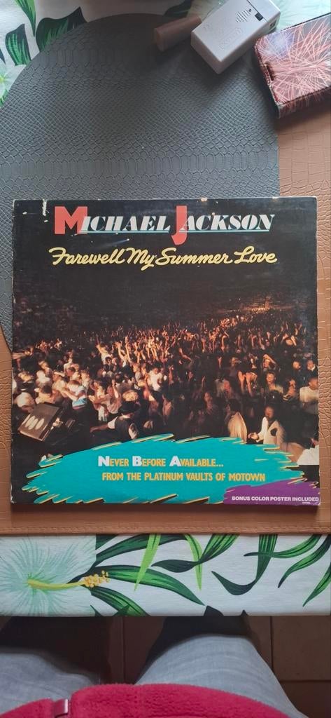 LP Michael Jackson - Farewell my summer love, Enlèvement ou Envoi, Utilisé, 12 pouces
