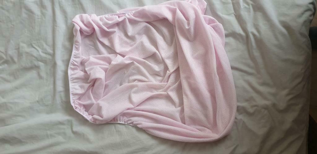 hoeslaken lichtroze aerosleep babybed, Enlèvement ou Envoi, Rose, Utilisé, Autres types