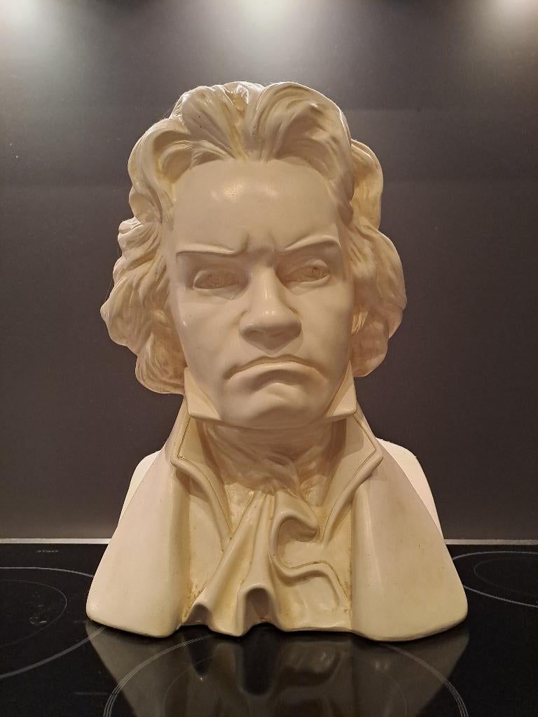 Beethoven Buste (Gips.), Antiek en Kunst, Ophalen