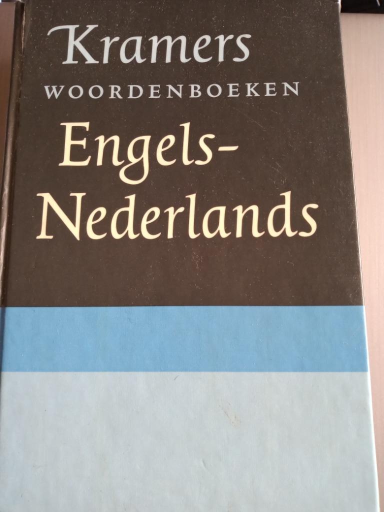 dictionnaire anglais néerlandais, Enlèvement ou Envoi, Kramers, Anglais