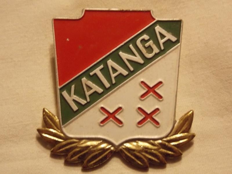 Katanga borsthanger (C), Ophalen of Verzenden, Landmacht, Embleem of Badge