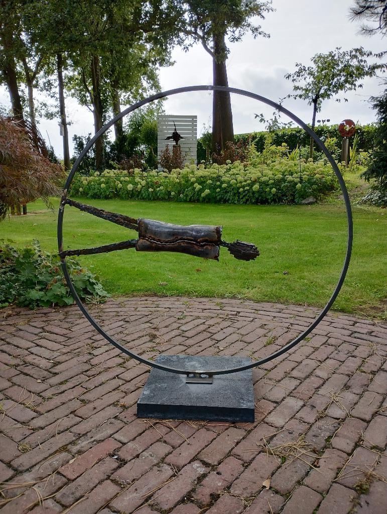 stalen, ijzeren tuinbeelden voor schappelijke prijzen, Jardin & Terrasse, Statues de jardin, Neuf, Homme, Métal, Enlèvement ou Envoi