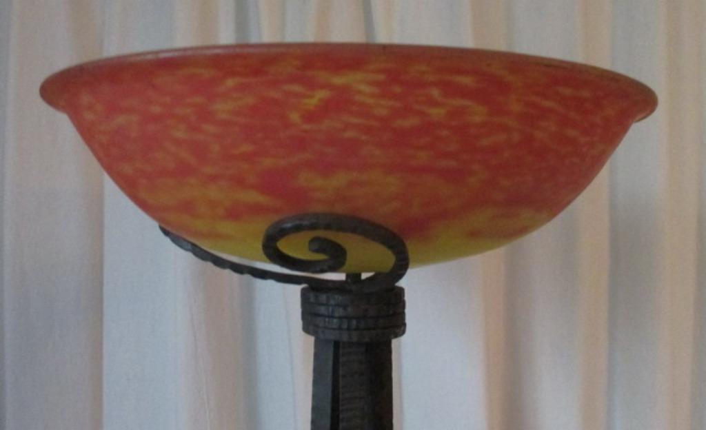 lampadaire original art déco en fer forgé Noverdy 11, Enlèvement