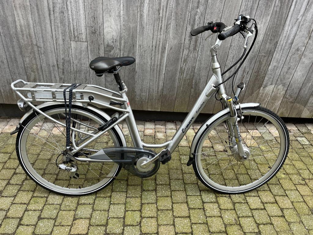 Elektrische fiets, Vélos & Vélomoteurs, Vélos électriques, Utilisé, Autres marques, 55 à 59 cm, 50 km par batterie ou plus, Enlèvement