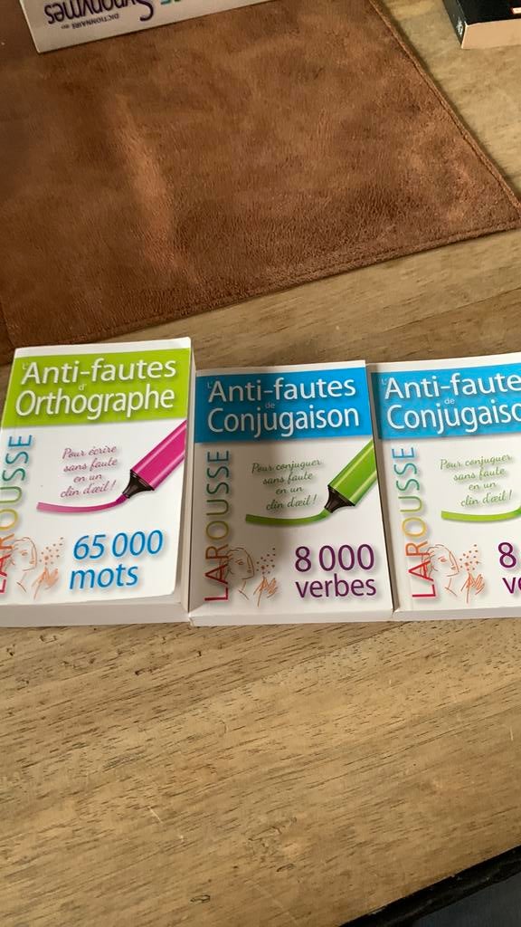 Mini dictionnaires L’Anti-fautes orthographe/conjugaison, Enlèvement, Utilisé, Français