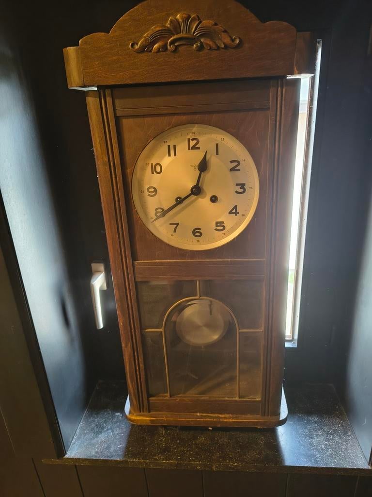 Antieke wandklok, Antiek en Kunst, Ophalen