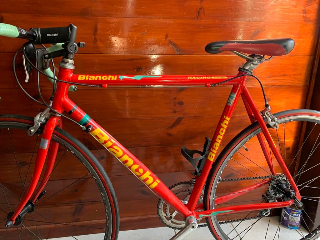Koersfiets BIANCHI retro, Fietsen en Brommers, 28 inch, 10 tot 15 versnellingen, 61 tot 65 cm, Ophalen