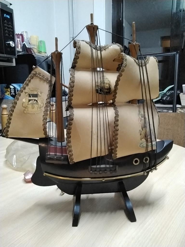 Bateau  lampe blankenberge vintage, Antiquités & Art, Enlèvement ou Envoi