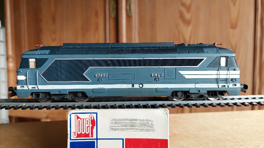 JOUEF 8539 SNCF LOCOMOTIVE DIESEL BB67407 HO, Jouef, Verzenden, Analoog, Gelijkstroom