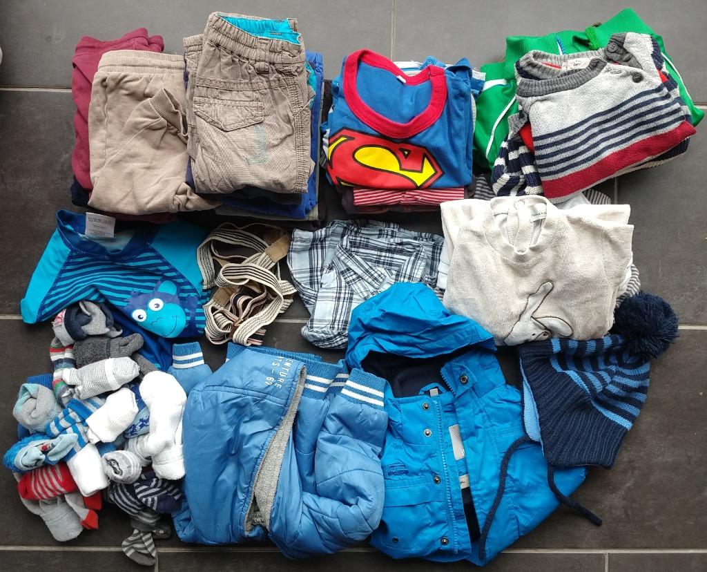 Grand paquet de vêtements pour bébé taille 74 et 80, Enlèvement ou Envoi, Utilisé, Garçon ou Fille, Ensemble