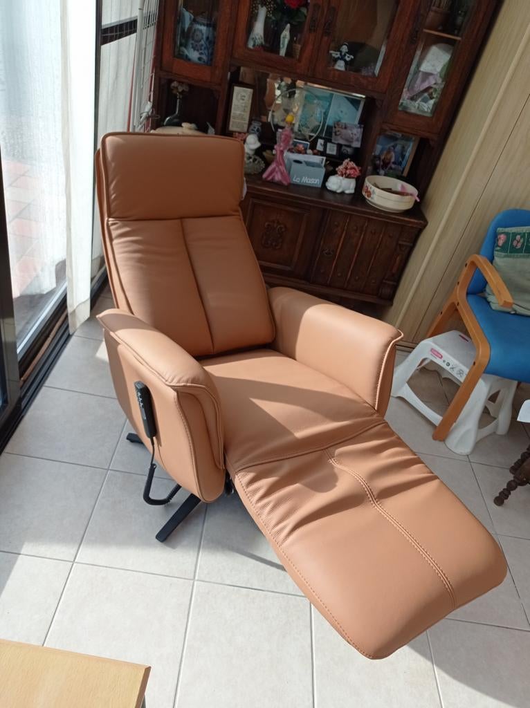 Siège en cuir Relax, Maison & Meubles, Canapés | Sofas & Chaises Longues, Enlèvement