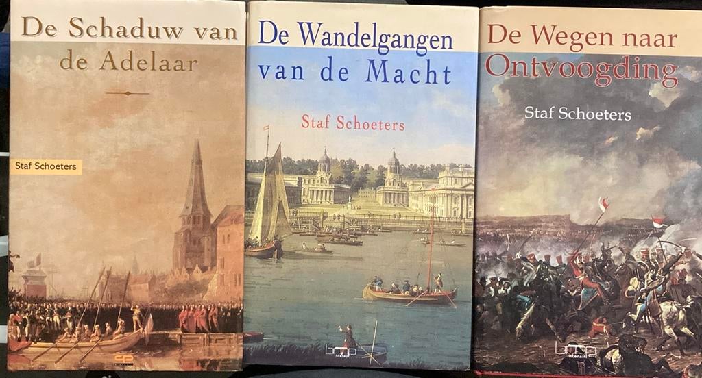 De schaduw van de adelaar/De wandelgangen van ../De wegen na, Ophalen of Verzenden, S. Schoeters