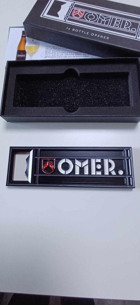 Omer Designer flesopener nieuw in doos zie objecten, Enlèvement, Neuf, Ouvre-bouteille