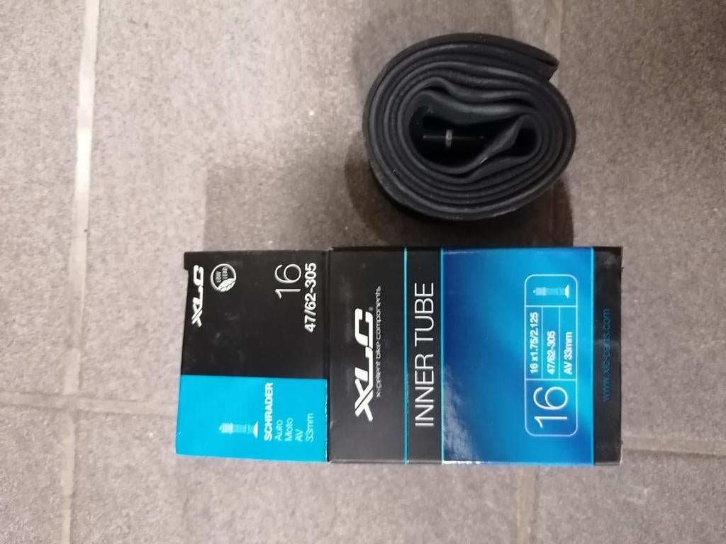 XLC 16" Schrader binnenband, Fietsen en Brommers, Ophalen of Verzenden, Nieuw