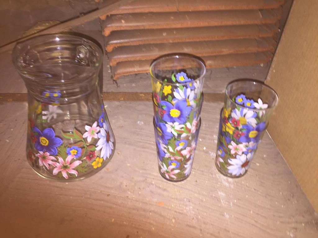 Set de limonade. Cruche et 5 verres, Enlèvement ou Envoi, Comme neuf