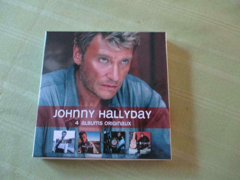 COFFRET 4 ALBUMS JOHNNY HALLYDAY., CD & DVD, CD | Pop, Enlèvement ou Envoi, Coffret