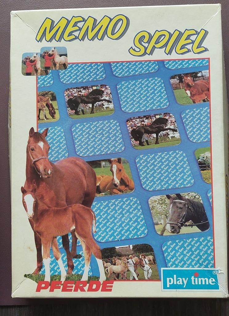 Memory spel paarden, Hobby en Vrije tijd, Ophalen of Verzenden, Gebruikt
