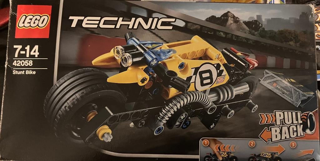 Lego - 42058 - De stuntmotor, Kinderen en Baby's, Speelgoed | Duplo en Lego, Zo goed als nieuw, Lego, Complete set, Ophalen of Verzenden