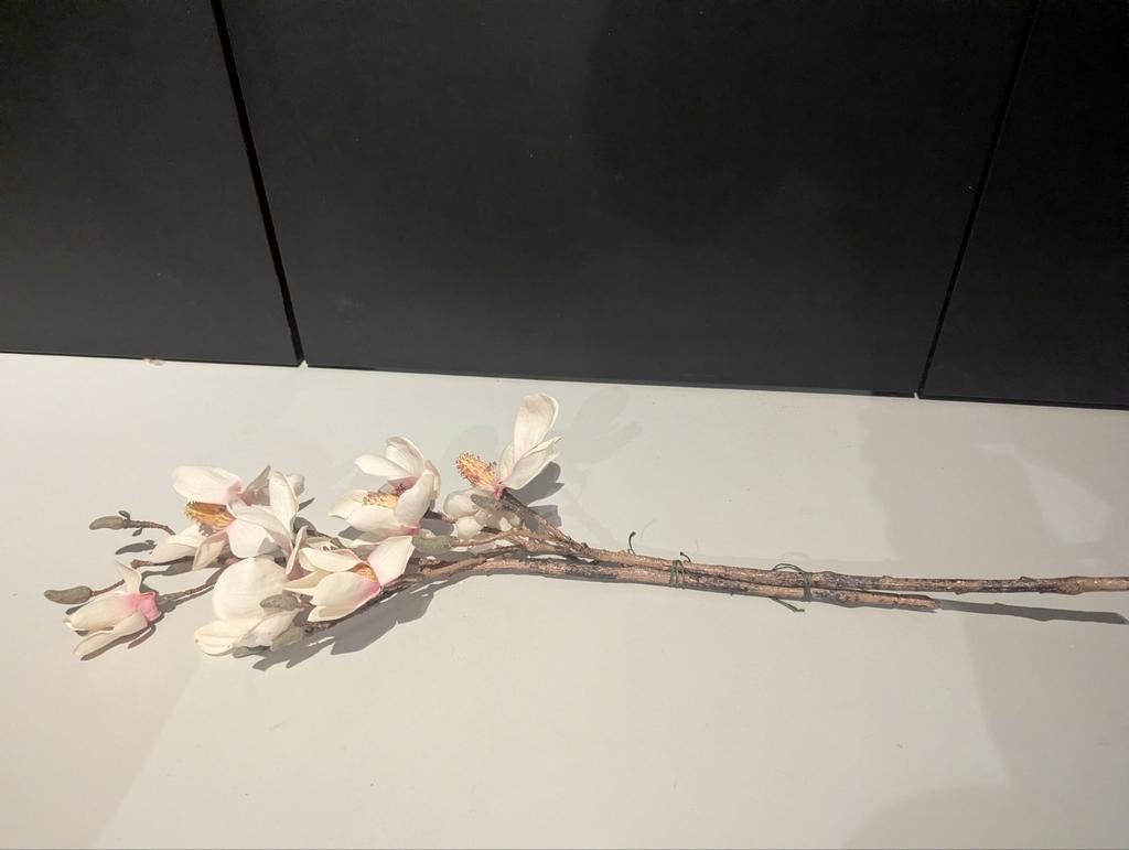 Kunstbloemen magnolia, Ophalen