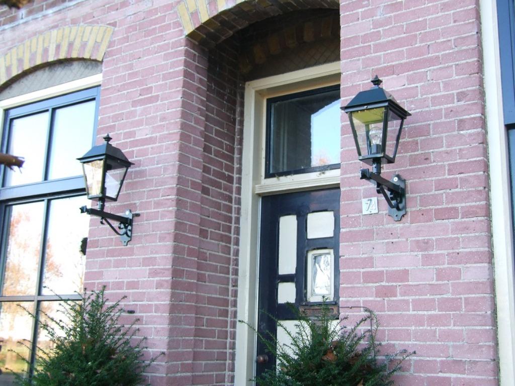 Buitenverlichting ijzeren lamp verzinkt en 2 laags gecoat, Ophalen, Staal, Staande lamp, Nieuw