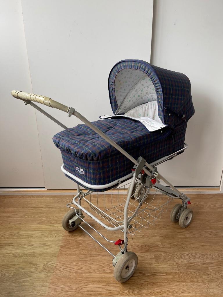 Complete, vintage, wandelwagen uit 1988, Kinderen en Baby's, Gebruikt, Met reiswieg, Ophalen, Kinderwagen