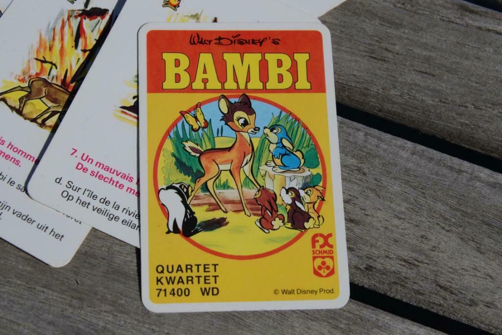 Kwartet Bambi, Ophalen of Verzenden, Zo goed als nieuw, Kwartet(ten)