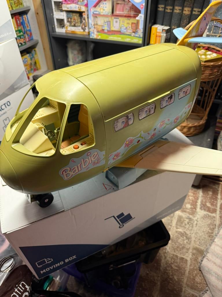 Avion barbie airplane vintage annee 1999, Ophalen, Zo goed als nieuw