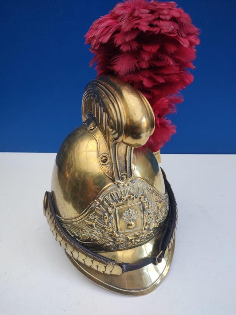 # 47 Franse brandweerhelm " Mandres ", Verzenden