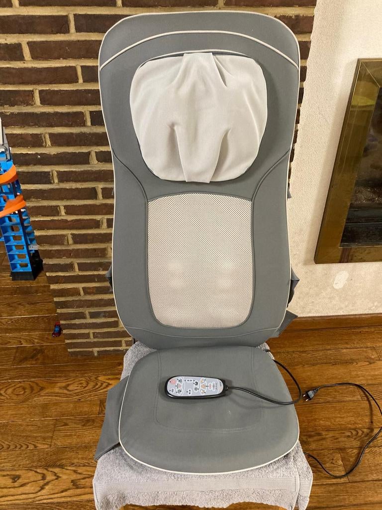 MediSana siège massage multifonction en parfait état., Sports & Fitness, Produits de massage, Enlèvement, Comme neuf, Chaise de massage ou Coussin