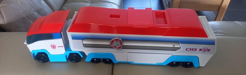 Paw patrol camion en figuren, Ophalen, Zo goed als nieuw
