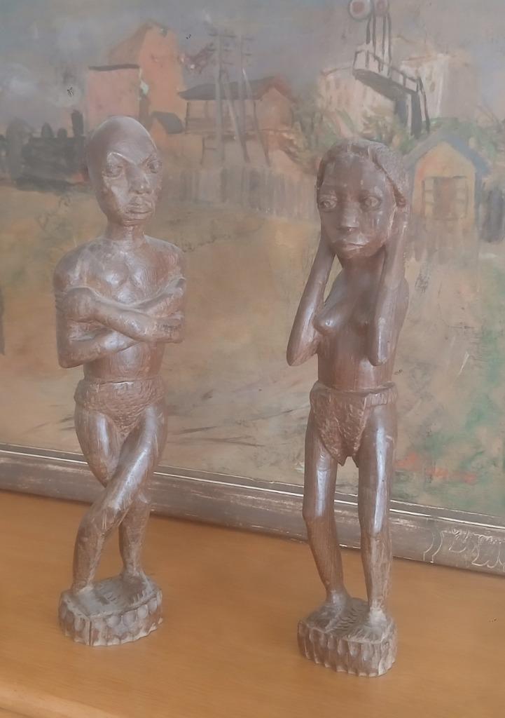 2 images africaines, représentant un couple., Enlèvement ou Envoi