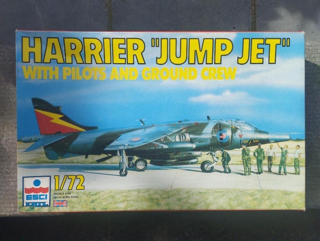 Harrier "Jump Jet" with Pilots and Ground Crew ESCI/ERTL Nr., Neuf, Autres marques, Enlèvement ou Envoi, 1:72 à 1:144
