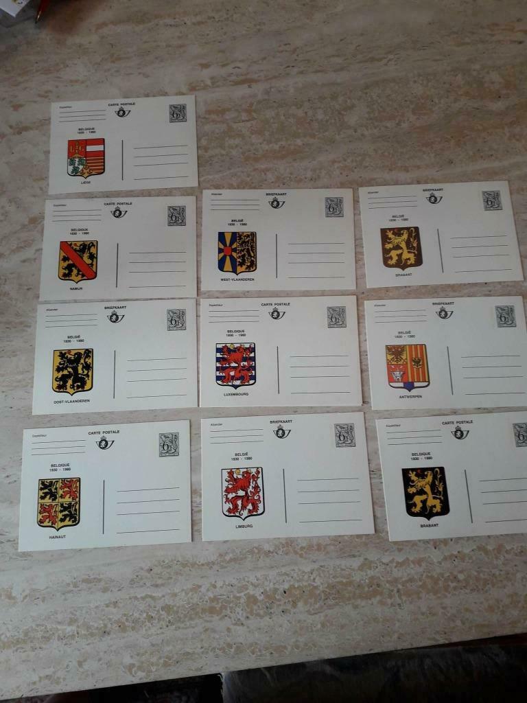 Cartes postales 150 ans de Belgique (1980), Enlèvement ou Envoi, 1960 à 1980, Non affranchie, Anvers