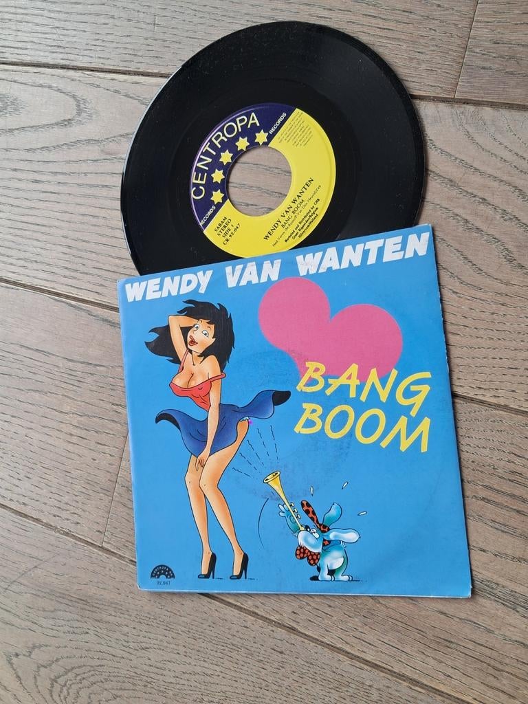 Single : Wendy Van Wanten - Bang Boom, Ophalen of Verzenden