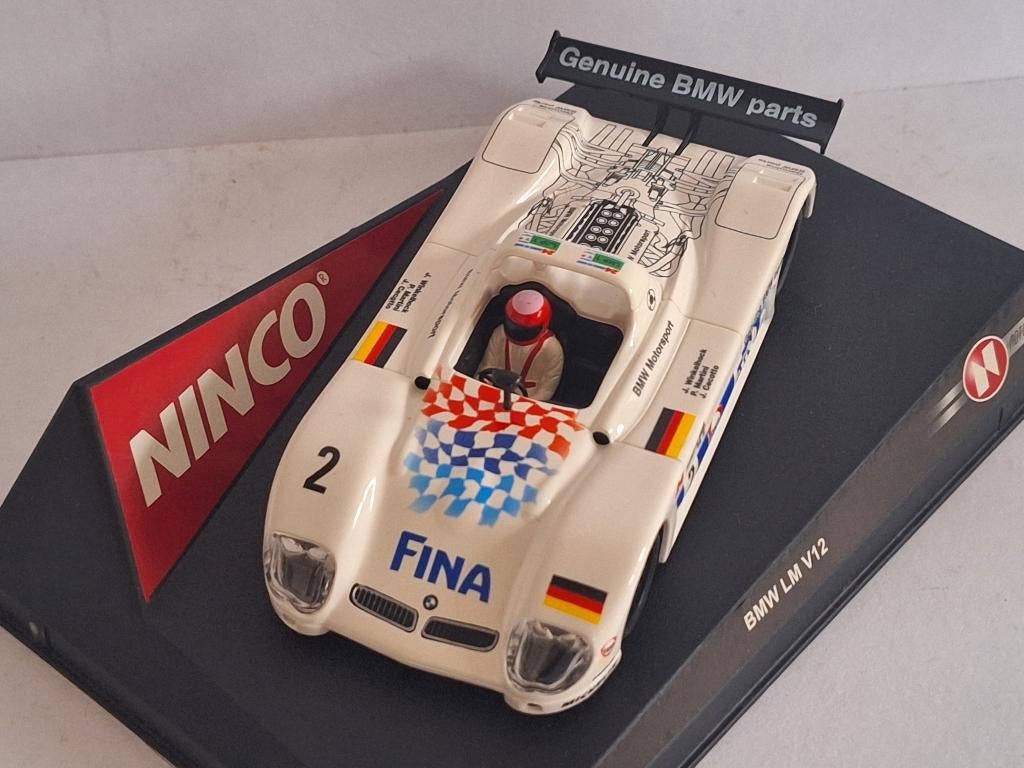 Ninco Bmw Lmr V12 Fina #2 50193 WEG GEEF DEAL, Neuf, Autres marques, Électrique, Circuit