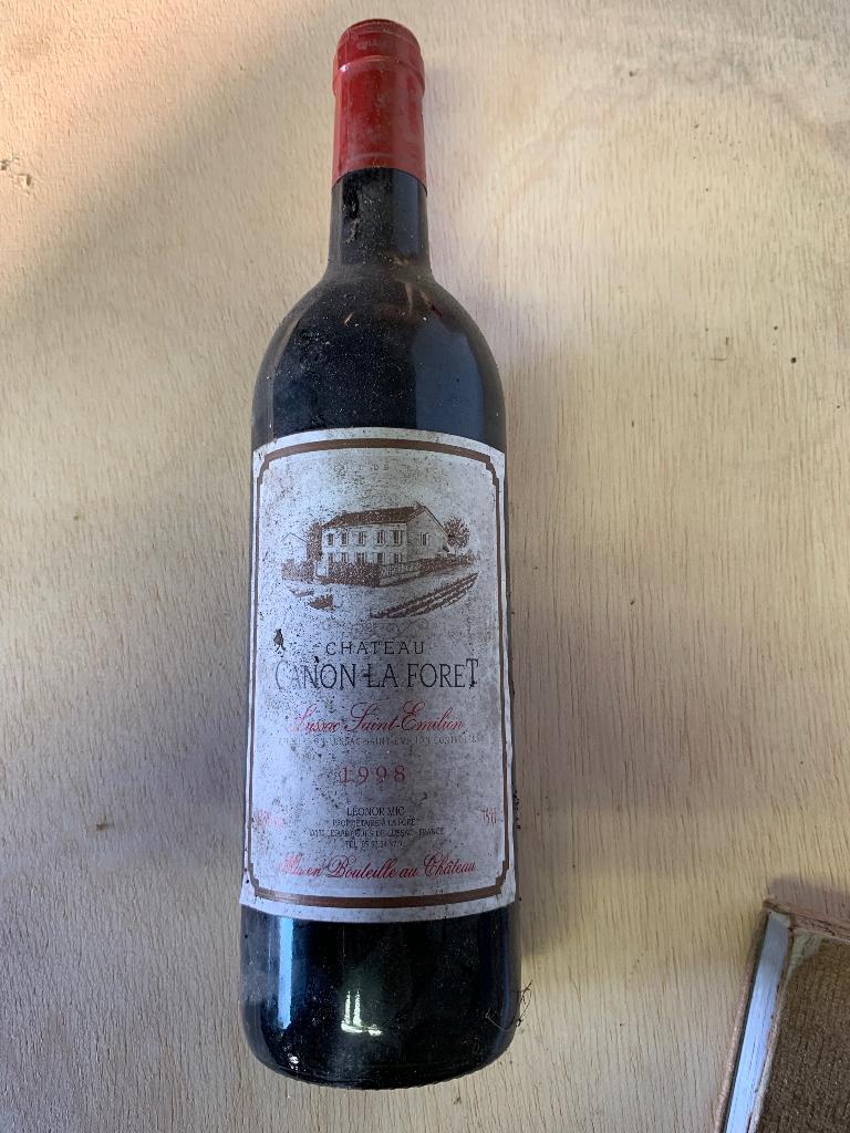 Wijnen Canon La Foret 1989, 1998, 2000, Verzamelen, Wijnen, Ophalen of Verzenden