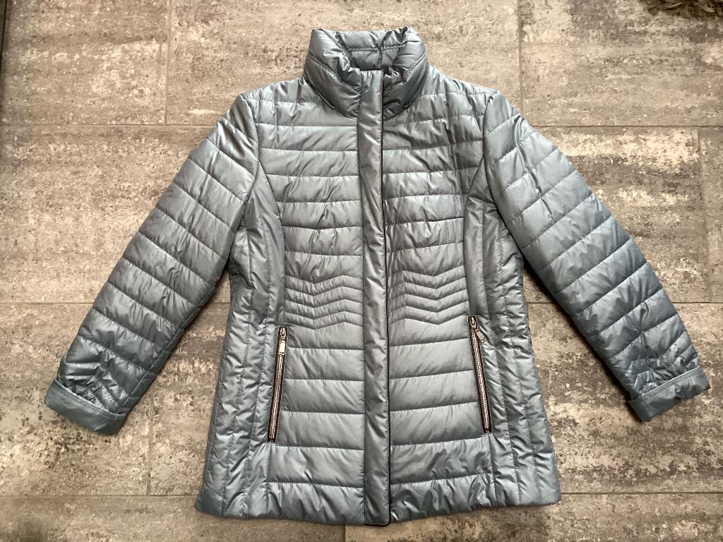Jas Damart M/L lichtblauw, Kleding | Dames, Jassen | Winter, Maat 38/40 (M), Blauw, Ophalen of Verzenden, Zo goed als nieuw